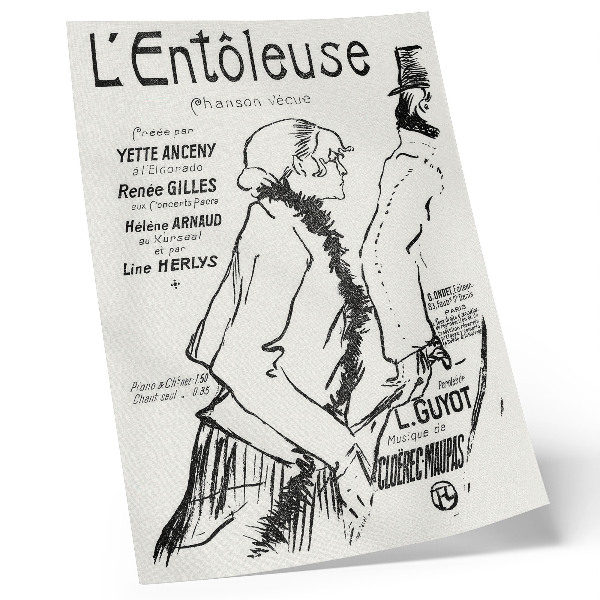 Poster Armer Straßenläufer! (1893) Kupferstich von Henri de Toulouse-Lautrec