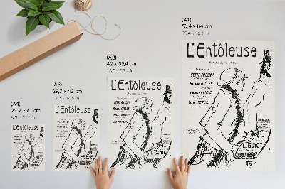 Poster Armer Straßenläufer! (1893) Kupferstich von Henri de Toulouse-Lautrec