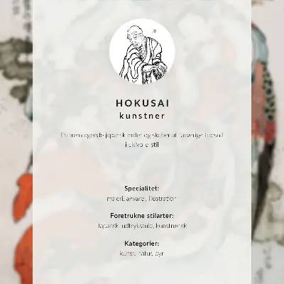 Hokusais Schmetterlinge und Motten als Kunstdruck auf Leinwand