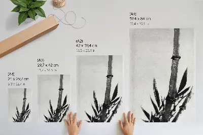 Wandposter mit dem Motiv Bambus von Katsushika Hokusai in japanischer Vintage-Malerei