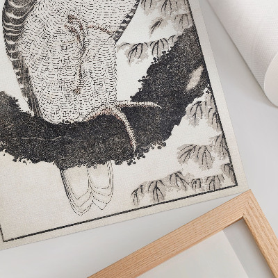 Kunstdruck leinwand Katsushika Hokusais Vogel aus dem Skizzenalbum (1814), japanischer Holzschnitt aus der Antike