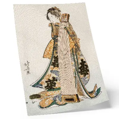 Wandposter mit japanischem Motiv von Hokusai im Vintage-Ukiyo-e-Stil