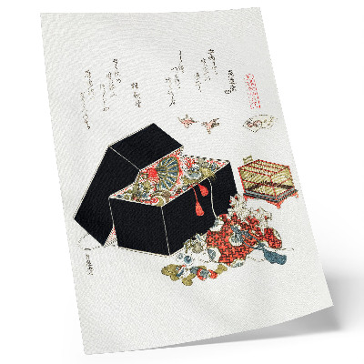 Poster Hokusais japanische Schmuckschatulle (1822)