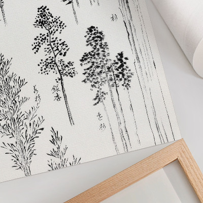 Kunstdruck leinwand Hokusais Kiefern (1800–1900) – Japanischer Holzschnitt aus der Antike