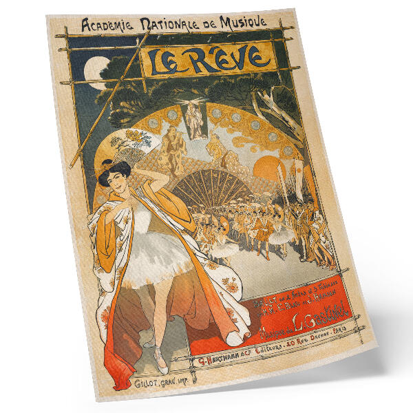 Kunstdruck leinwand Der Traum (1891) von Théophile Alexandre Steinlen