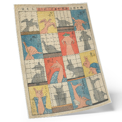 Kunstdruck leinwand Acht Schattengestalten. Original aus dem Minneapolis Institute of Art.