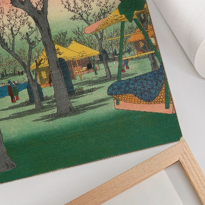 Wandposter Kamata-Pflaumengarten. Original aus dem Minneapolis Institute of Art.