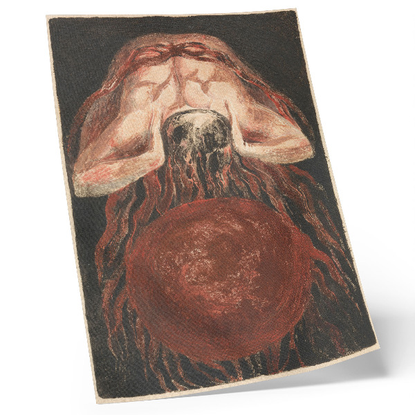 Kunstdruck leinwand Das Erste Buch Urizen, Tafel 16 (Bentley 17)