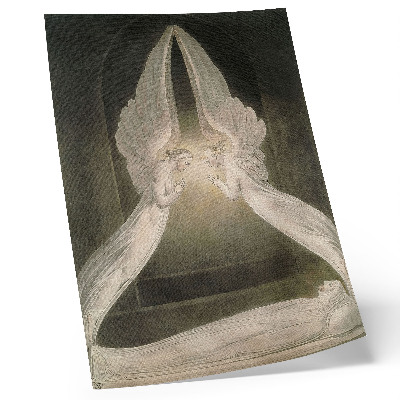 Poster Christus im Grab, bewacht von Engeln (1805), Aquarell von William Blake
