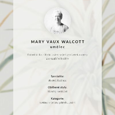 Poster Wilde Ananas (Tillandsia fasciculata) (1921) von Mary Vaux Walcott
