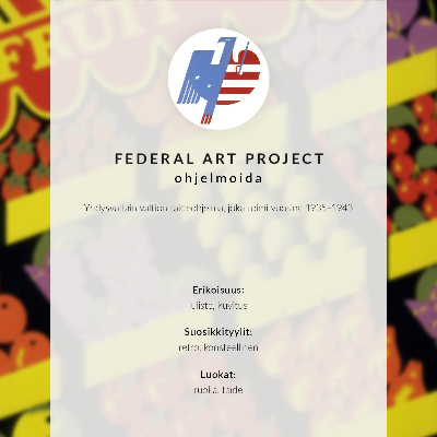 Poster Der Obstladen (1936) – vom Federal Art Project