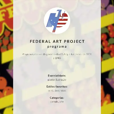 Der Obstladen (1936) vom Federal Art Project Poster