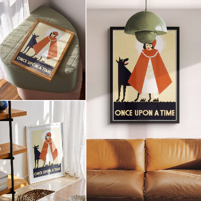 Wandposter „Es war einmal“ (1936) von Kenneth Whitley