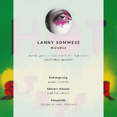 Kunstdruck auf Leinwand Heißes Zeug! von Lanny Sommese aus dem Jahr 1985