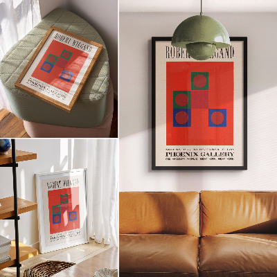 Wandposter Robert Wiegands Ausstellungsplakat (1965)