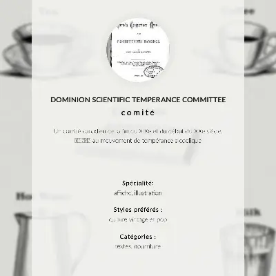 Kunstdruck auf Leinwand Sichere Stimulanzien durch das Dominion Scientific Absorption Committee