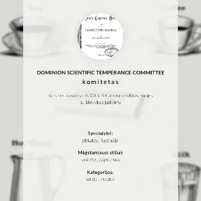 Kunstdruck auf Leinwand Sichere Stimulanzien durch das Dominion Scientific Absorption Committee