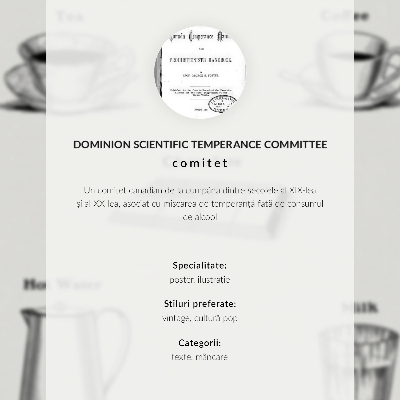 Kunstdruck leinwand Sichere Stimulanzien durch den Dominion Scientific Absorption Committee