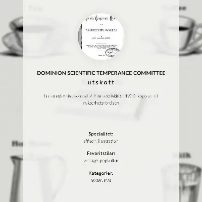 Kunstdruck auf Leinwand Sichere Stimulanzien durch das Dominion Scientific Absorption Committee