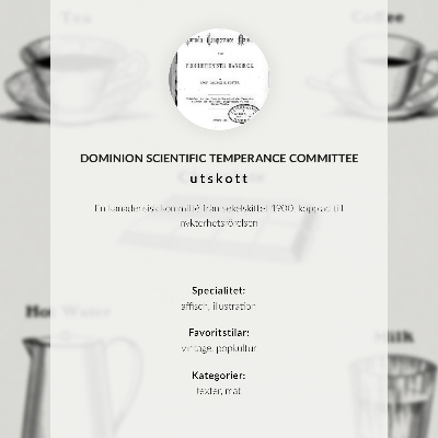Kunstdruck leinwand Sichere Stimulanzien durch den Dominion Scientific Absorption Committee