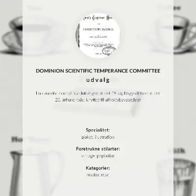 Kunstdruck auf Leinwand Sichere Stimulanzien durch das Dominion Scientific Absorption Committee