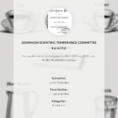 Kunstdruck leinwand Sichere Stimulanzien durch den Dominion Scientific Absorption Committee