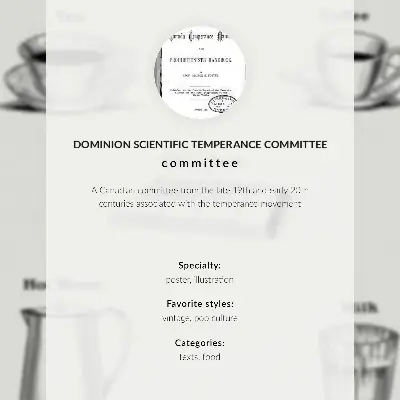 Kunstdruck auf Leinwand Sichere Stimulanzien durch das Dominion Scientific Absorption Committee