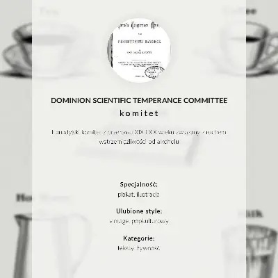 Kunstdruck auf Leinwand Sichere Stimulanzien durch das Dominion Scientific Absorption Committee