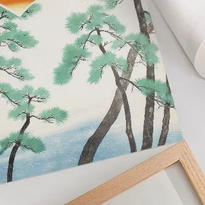 Kunstdruck auf Leinwand Reisen der Japanischen Staatsbahn (1930) als historische Illustration