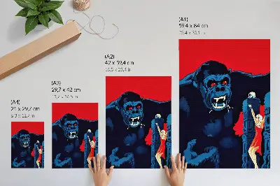Filmplakat Dänisches Poster für den Film King Kong aus dem Jahr 1933