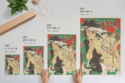 Wandposter Februar 1909 (1909) von Kaburaki Kiyokata
