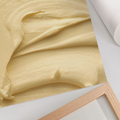 Kunstdruck leinwand Cremige Masse mit glatter Konsistenz