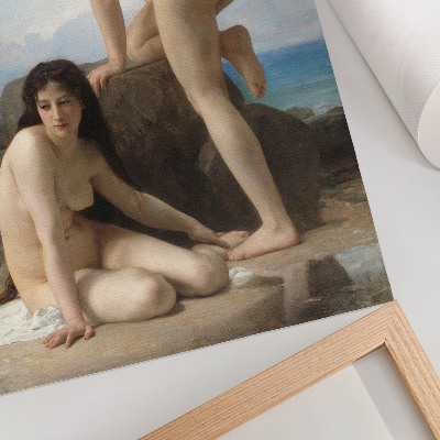 Poster Badende Frauen von William Adolphe Bouguereau