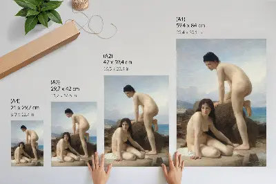 Badende Frauen von William Adolphe Bouguereau kunstvoller Kunstdruck