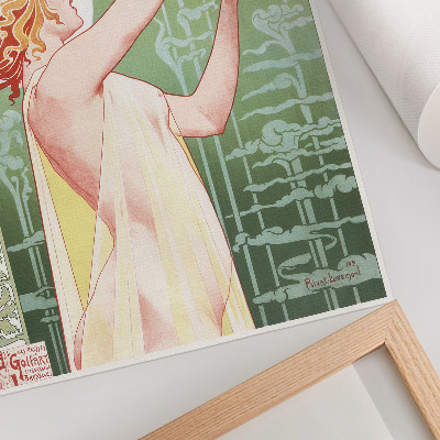 Poster Privat Livemont (1896), Chromolithografie von Absinthe Robette