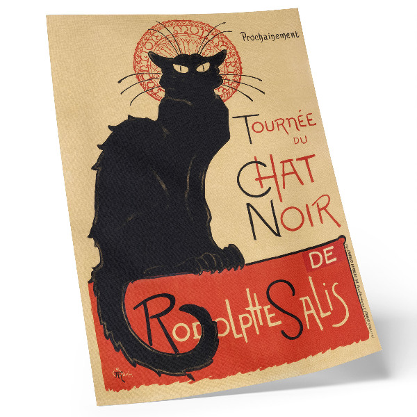 Kunstdruck leinwand Tournée du Chat Noir (1896) von Théophile Alexandre Steinlen