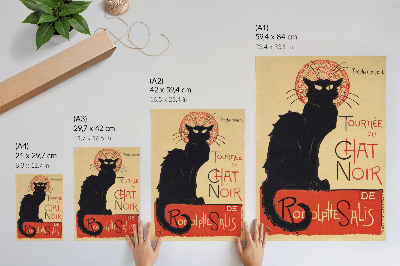 Kunstdruck leinwand Tournée du Chat Noir (1896) von Théophile Alexandre Steinlen