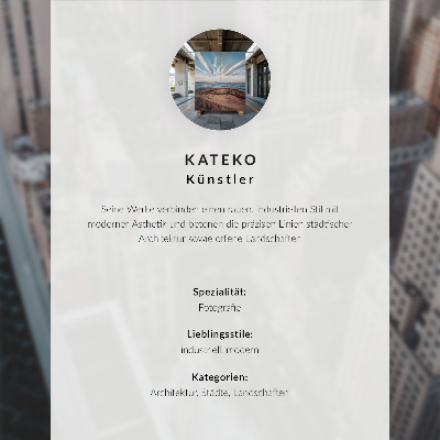 Kunstdruck poster City Bridge – majestätische Gebäude, schlichte Eleganz