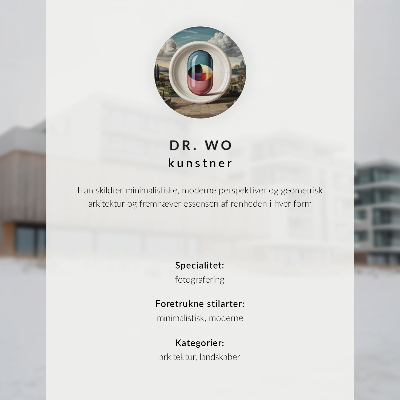 Poster kunstdruck Holzhütte am Wasser, Symmetrie, Minimalismus
