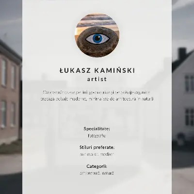 Kunstdruck Poster Minimalismus mit einer Person auf einer Treppe in der Architektur