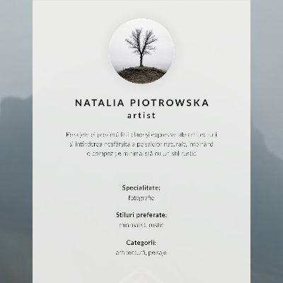 Poster Ein minimalistisches Winterhaus vor der Kulisse von Schnee