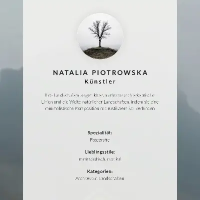 Poster minimalistisches Winterhaus vor einer Schneekulisse