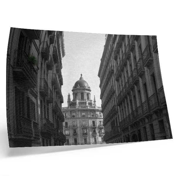 Poster Symmetrische Fassaden historischer Stadtarchitektur