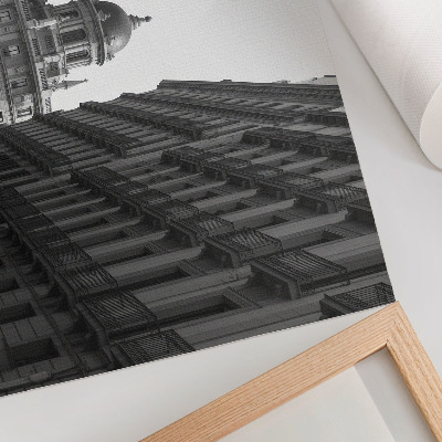 Poster Symmetrische Fassaden historischer Stadtarchitektur