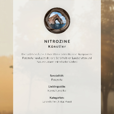 Poster kunstdruck Nebelverhangene Wälder, die Frieden und Geheimnis ausstrahlen.