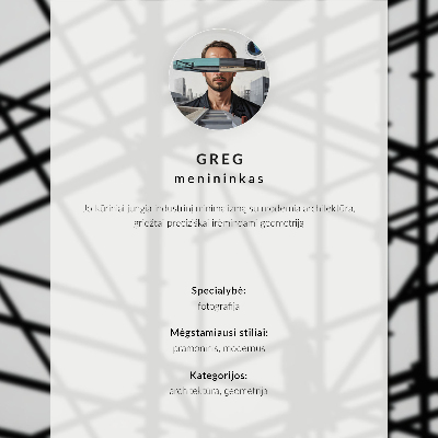 Poster kunstdruck Die Eleganz urbaner Architektur, Licht und Schatten