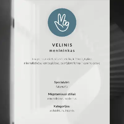 Poster minimalistische Silhouette mit starken Schatten für moderne Räume