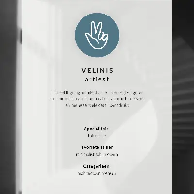 Poster minimalistische Silhouette mit starken Schatten für moderne Räume