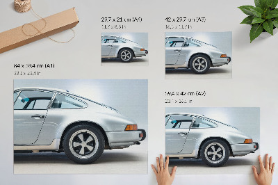 Poster kunstdruck Klassischer Sportwagen, eleganter Stil, schick