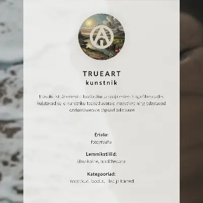 Kunstdruck Poster Winterwaldfrieden in minimalistischem und natürlichem Stil